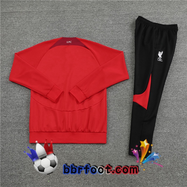Veste Survetement Foot FC Liverpool Rouge 2022/2023