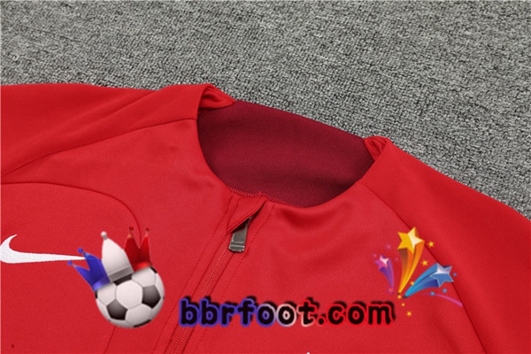 Veste Survetement Foot FC Liverpool Rouge 2022/2023