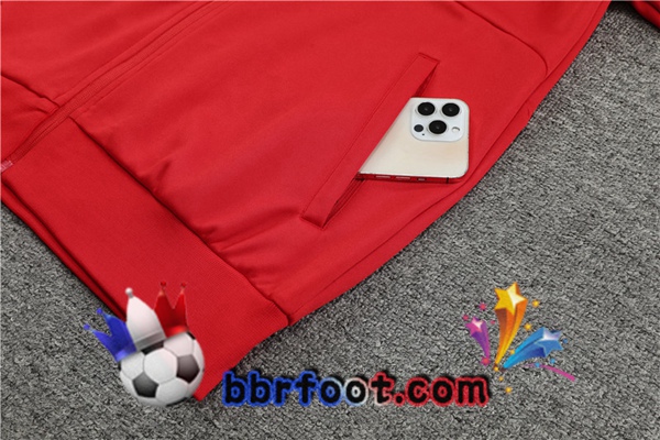 Veste Survetement Foot FC Liverpool Rouge 2022/2023