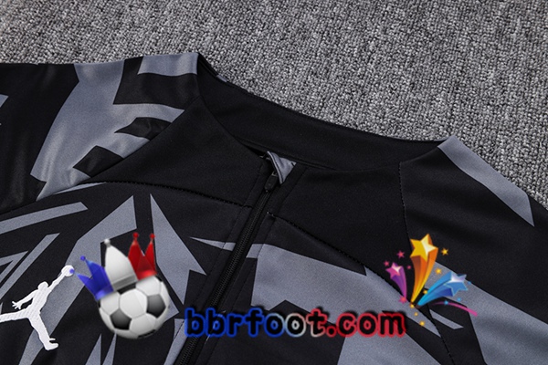 Survetement Foot FC Barcelone Noir Gris 2022/2023