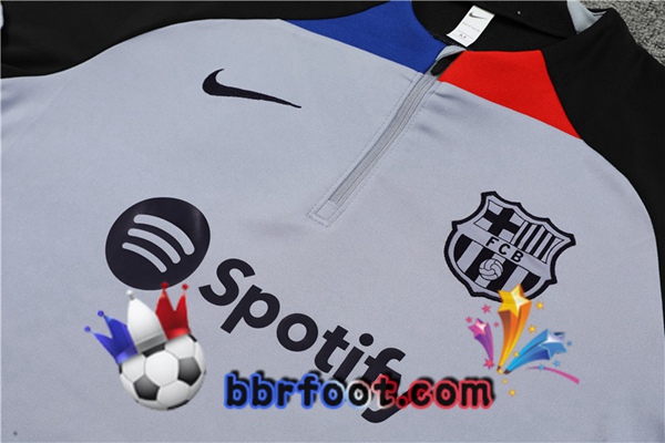 Survetement Foot FC Barcelone Gris 2022/2023