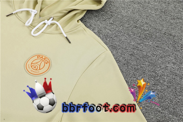Capuche Survetement Foot Paris PSG Marron 2022/2023