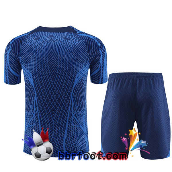 Training T-Shirts France + Shorts Bleu 2022/2023