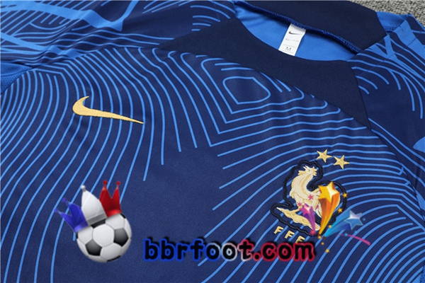 Training T-Shirts France + Shorts Bleu 2022/2023
