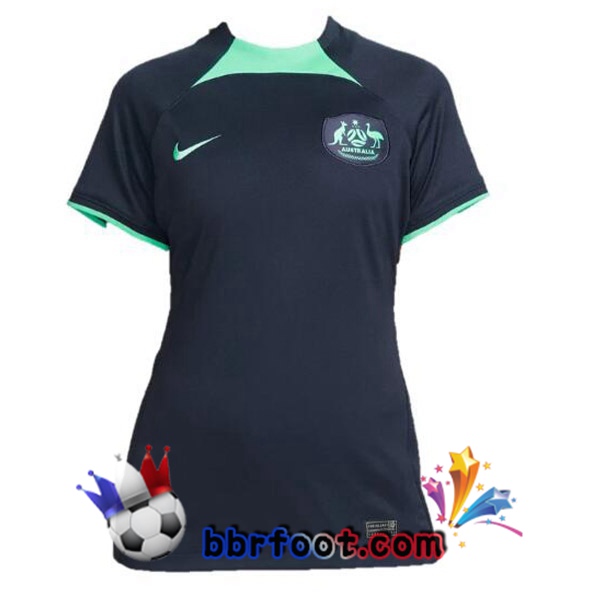 Maillot Foot Australie Femme Exterieur Noir 2022/2023