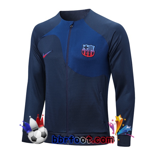 Veste Foot FC Barcelone Bleu Royal 2022/2023