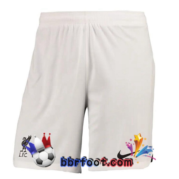 Short Foot FC Liverpool Exterieur Blanc 2022/2023