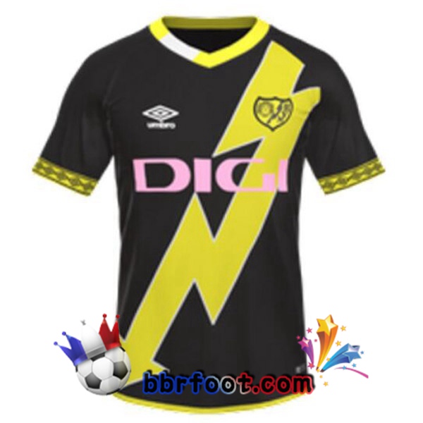 Maillot Foot Rayo Vallecano Third Noir 2022/2023