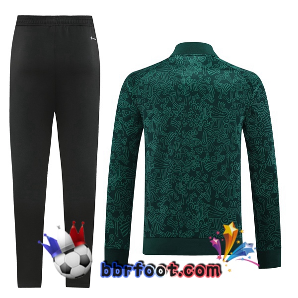Veste Survetement Foot Mexique Vert 2022/2023
