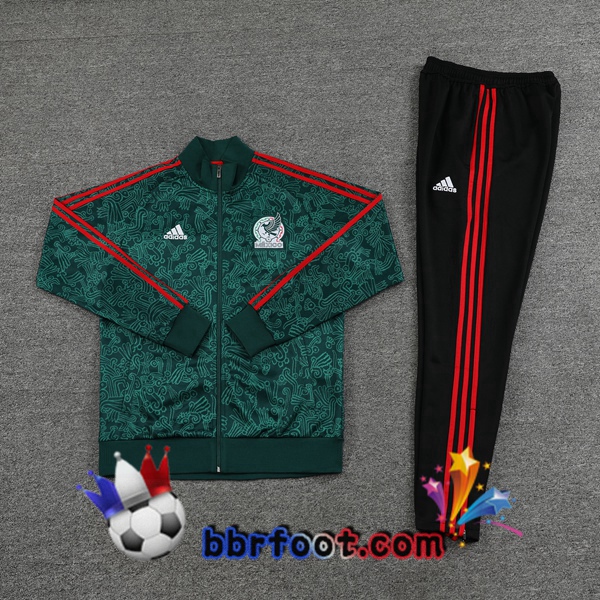 Veste Survetement Foot Mexique Vert 2022/2023