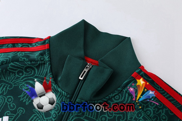 Veste Survetement Foot Mexique Vert 2022/2023