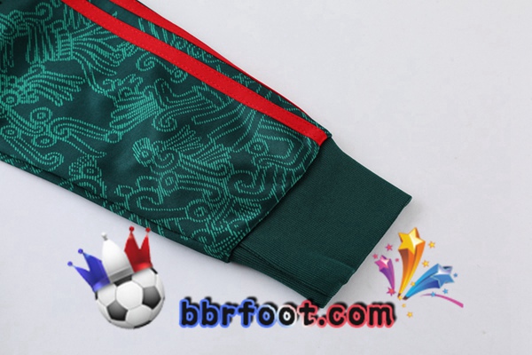 Veste Survetement Foot Mexique Vert 2022/2023