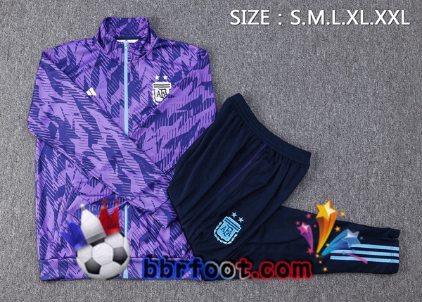 Veste Survetement Foot Argentine Pourpre 2022/2023
