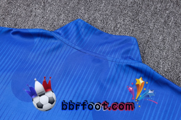 Veste Survetement Foot Espagne Bleu 2022/2023