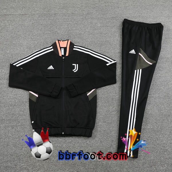Veste Survetement Foot Juventus Noir 2022/2023
