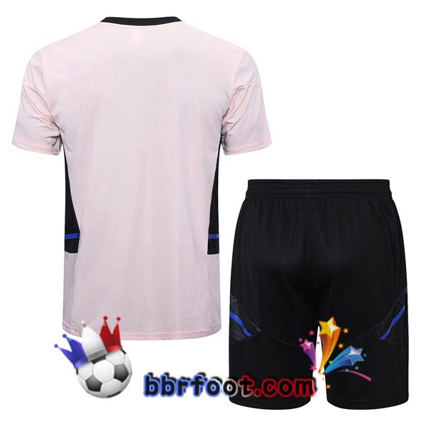 Training T-Shirts Manchester United + Shorts Rose 2022/2023