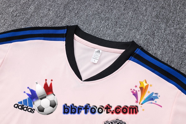 Training T-Shirts Manchester United + Shorts Rose 2022/2023