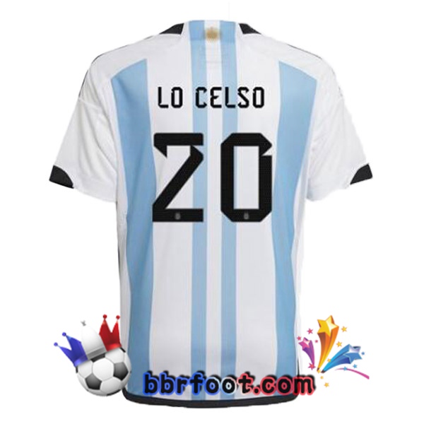Maillots Equipe De Argentine (MAC ALLISTER 20) Domicile Bleu Blanc 2022/2023