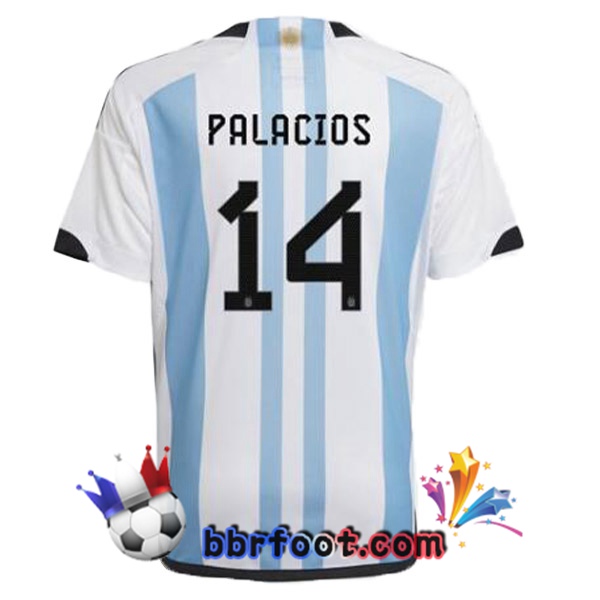Maillots Equipe De Argentine (PALACIOS 14) Domicile Bleu Blanc 2022/2023