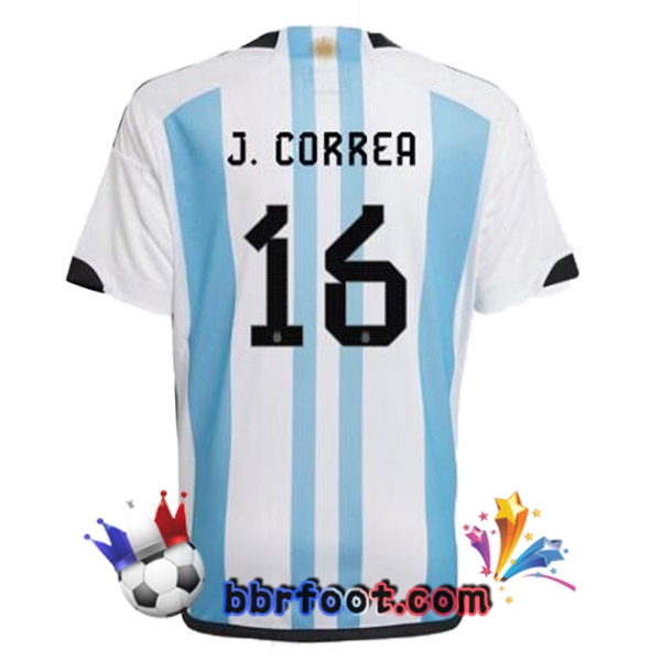 Maillots Equipe De Argentine (ALMADA 16) Domicile Bleu Blanc 2022/2023