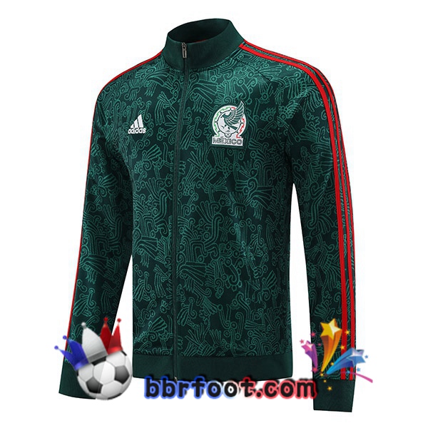 Veste Foot Mexique Vert 2022/2023