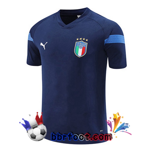Training T-Shirts Italie Bleu Royal 2022/2023