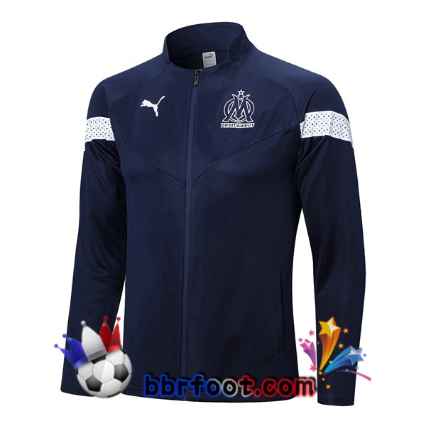 Veste Foot Marseille OM Bleu Royal 2022/2023
