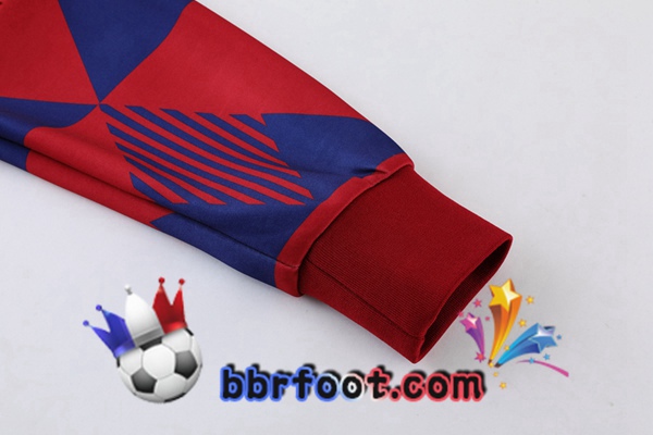 Veste Survetement Foot FC Barcelone Rouge 2022/2023