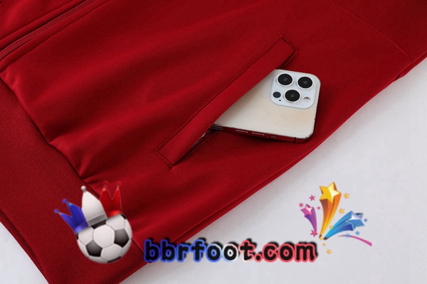 Veste Survetement Foot FC Barcelone Rouge 2022/2023