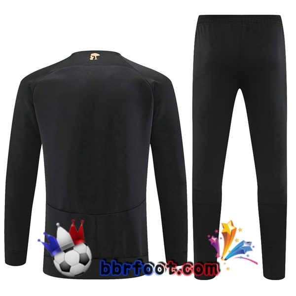 Veste Survetement Foot Atletico Madrid Noir 2022/2023