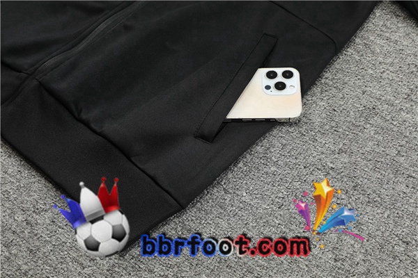 Veste Survetement Foot Atletico Madrid Noir 2022/2023