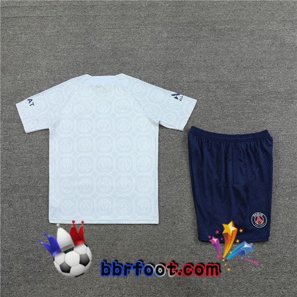 Training T-Shirts Paris PSG + Shorts Gris 2022/2023