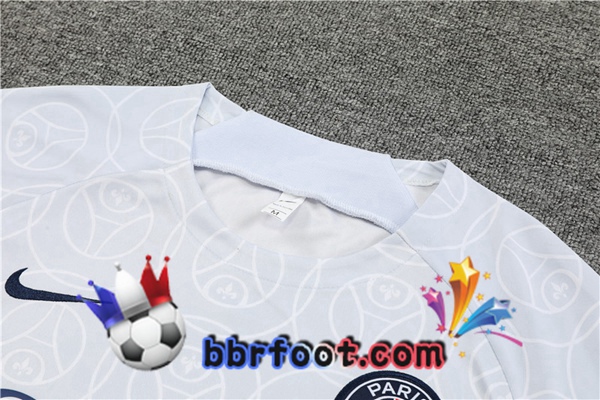 Training T-Shirts Paris PSG + Shorts Gris 2022/2023