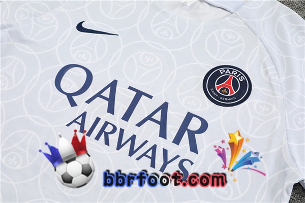 Training T-Shirts Paris PSG + Shorts Gris 2022/2023