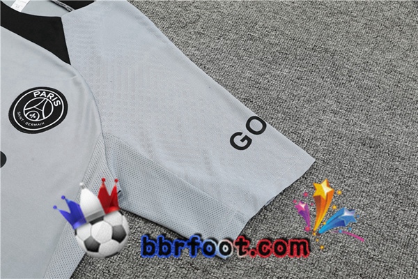 Training T-Shirts Paris PSG + Shorts Gris 2022/2023