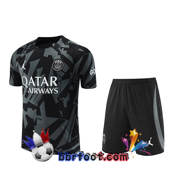 Training T-Shirts Paris PSG + Shorts Noir 2022/2023