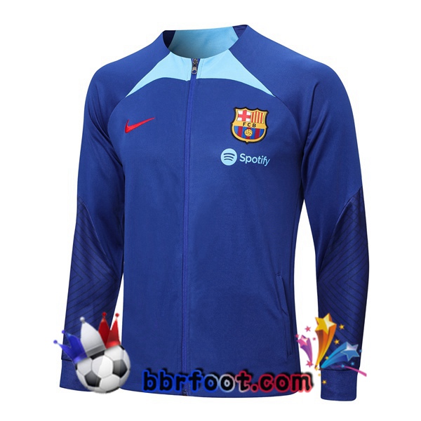 Veste Foot FC Barcelone Bleu 2022/2023
