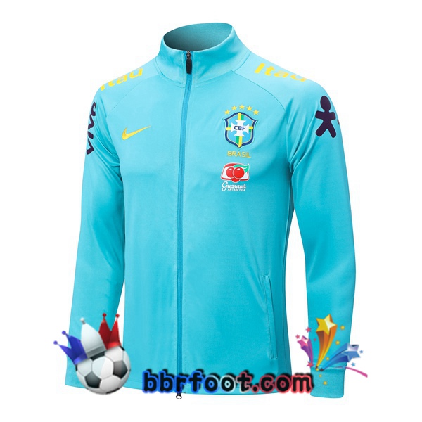 Veste Foot Bresil Bleu 2022/2023