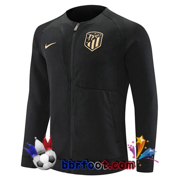 Veste Foot Atletico Madrid Noir 2022/2023