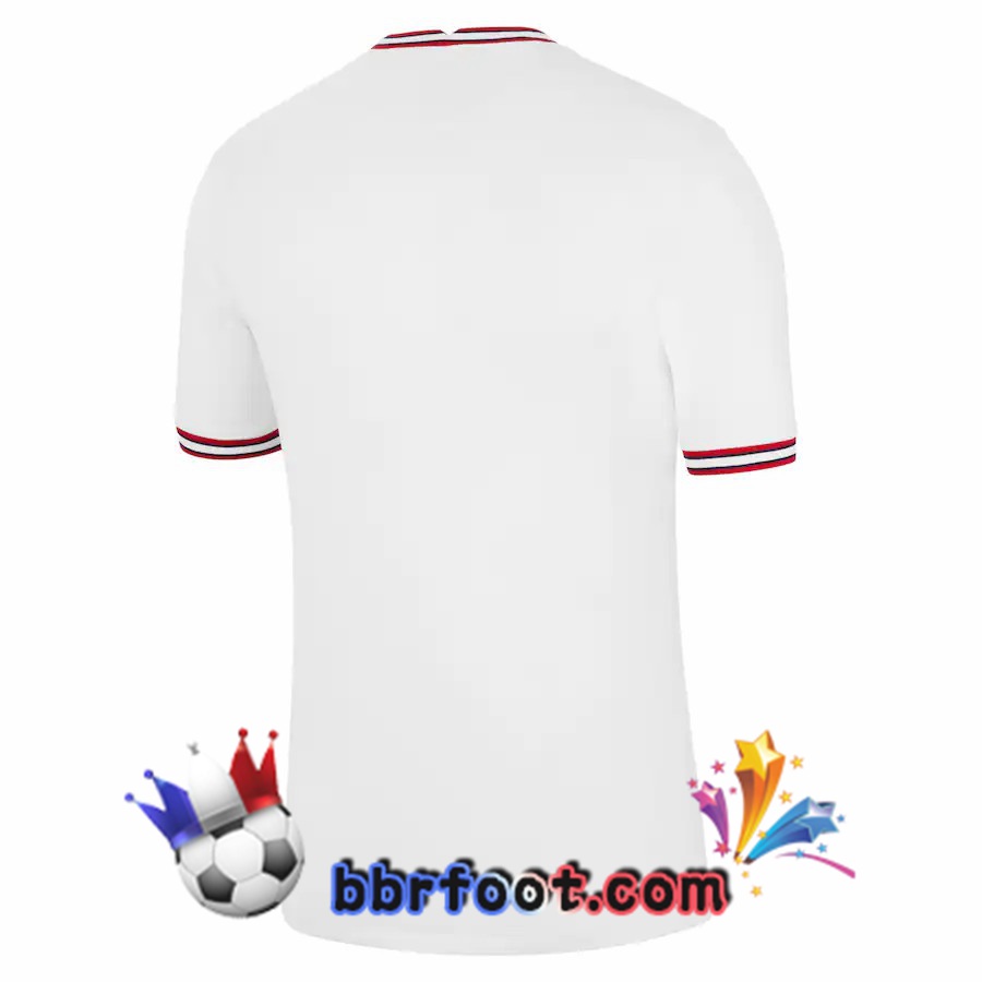 Maillot Foot Jordan Paris PSG Quatrieme Blanc 21/22