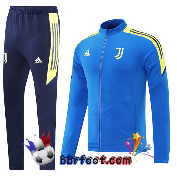 Ensemble Survetement Foot - Veste Juventus Bleu 21/22