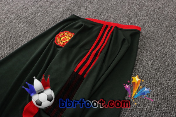 Ensemble Training T-Shirts Manchester United + Pantalon Vert Fonce 21/22