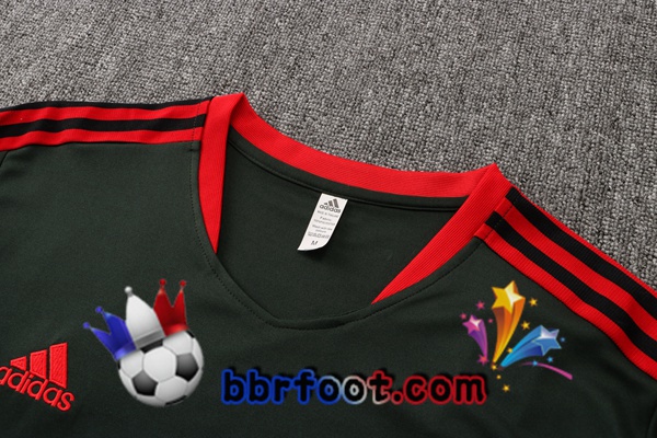 Ensemble Training T-Shirts Manchester United + Pantalon Vert Fonce 21/22
