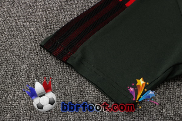 Ensemble Training T-Shirts Manchester United + Pantalon Vert Fonce 21/22