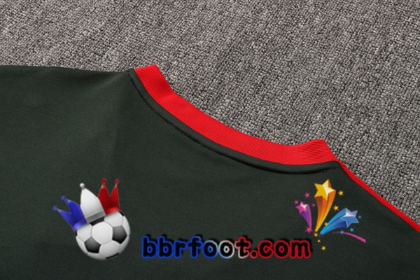 Ensemble Training T-Shirts Manchester United + Pantalon Vert Fonce 21/22