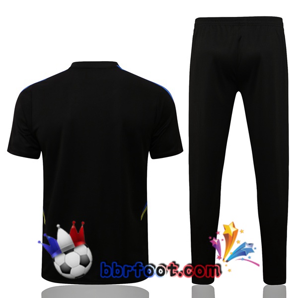 Ensemble Training T-Shirts Manchester United + Pantalon Noir 21/22