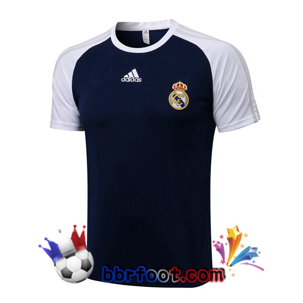 Training T-Shirts Real Madrid Bleu Royal Blanc 21/22