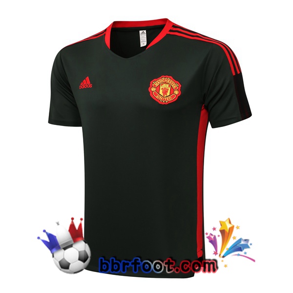 Training T-Shirts Manchester United Vert Fonce 21/22