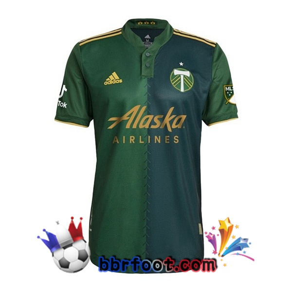 Maillot Foot Portland Timbers Domicile Vert 2022