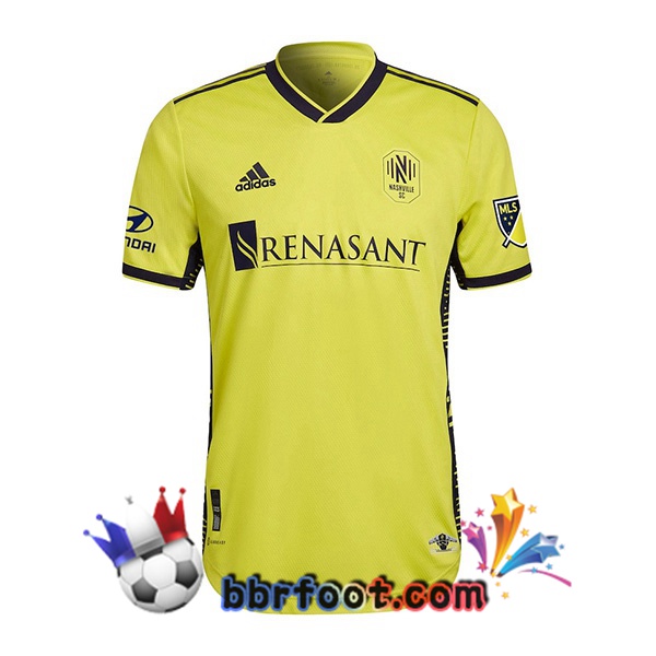 Maillot Foot Nashville SC Domicile Jaune 2022